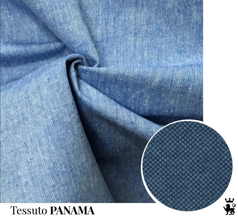 Tessuto camicia uomo Panama